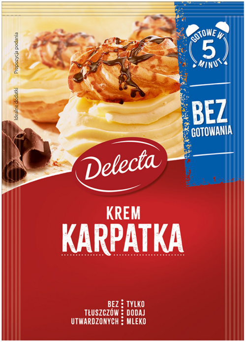 Krem Karpatka w 5 minut bez gotowania 136 g Delecta