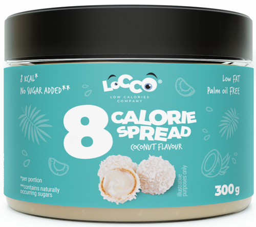 Krem Kokosowy bez cukru 300 g LoCCo 8 Calorie Coconut