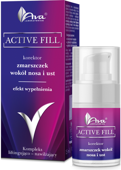 Krem Korektor zmarszczek wokół nosa i ust 15 ml Ava Active Fill