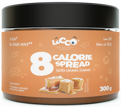 Krem Solony Karmel bez cukru 300 g LoCCo 8 Calorie Salted Caramel