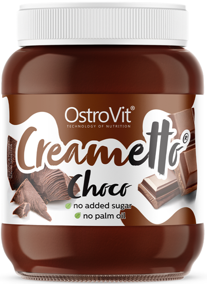 Krem czekoladowy Bez Cukru - Choco Creametto 350 g - Ostrovit