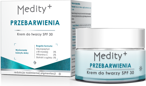 Krem do twarzy na dzień SPF30 50 ml Medity+ Przebarwienia AVA