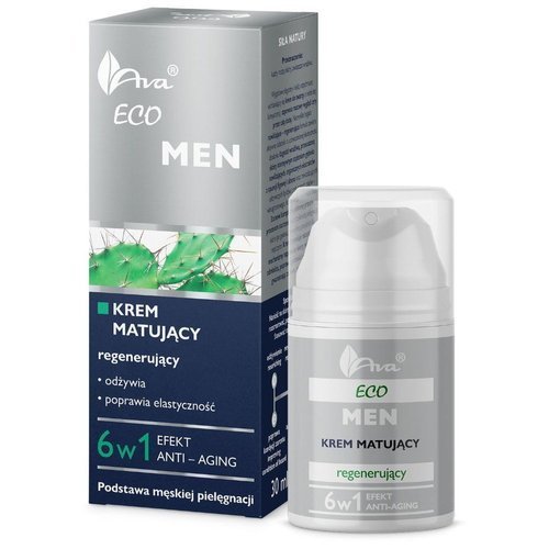 Krem matujący regenerujący dla mężczyzn 30 ml - Ava Eco Men