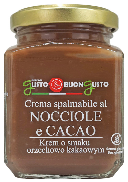 Krem orzechowo kakaowy 200 g Gusto & Buon Gusto Gianduia