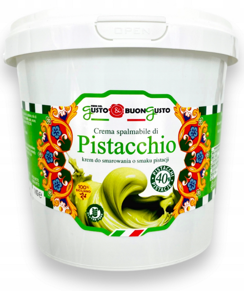 Krem pistacjowy do smarowania 1 kg Gusto & Buon Gusto