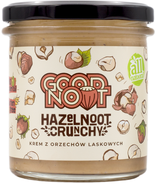 Krem z orzechów laskowych Hazelnoot Crunchy Good Noot 300 g