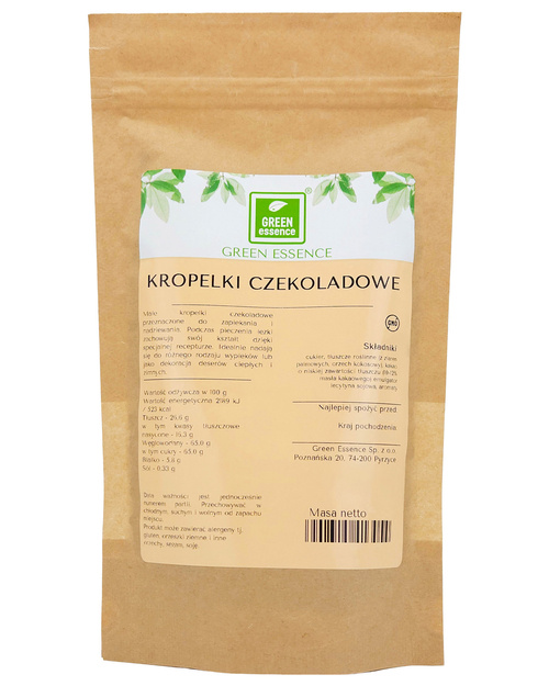 Kropelki czekoladowe do zapiekania 250 g - dropsy łezki dekoracja czekolada