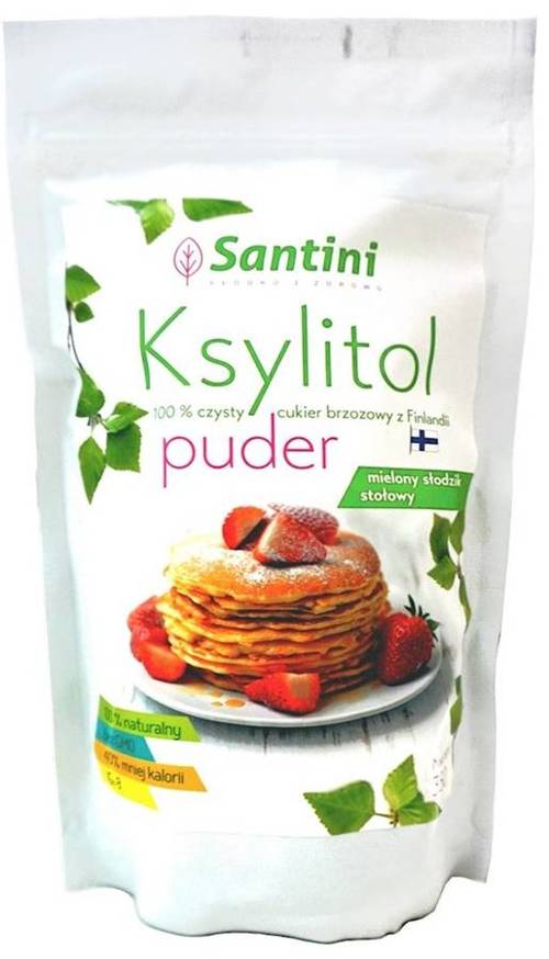 Ksylitol puder Fiński Xylitol substancja słodząca 350 g - Santini