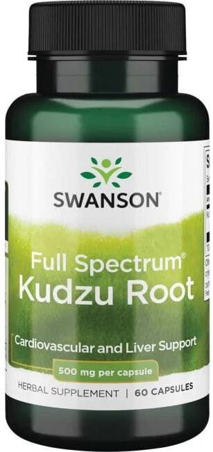 Kudzu Root 500 mg 60 kapsułki Swanson - suplement diety