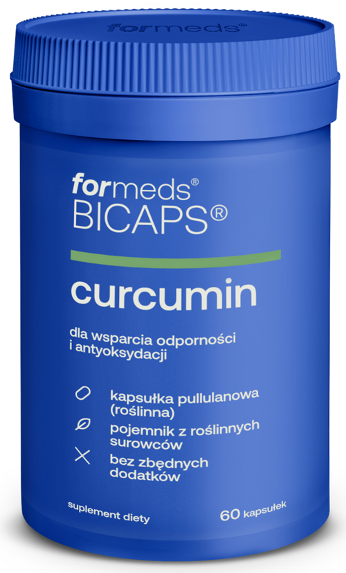 Kurkuma ekstrakt 60 kapsułki Formeds BICAPS Curcumin - suplement diety