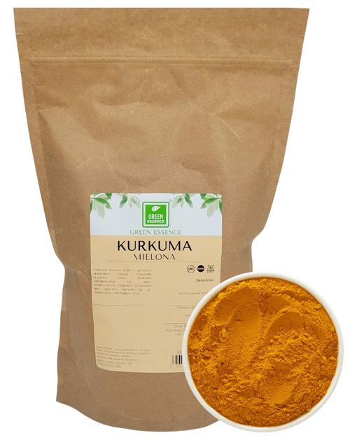 Kurkuma mielona 1 kg - naturalny barwnik