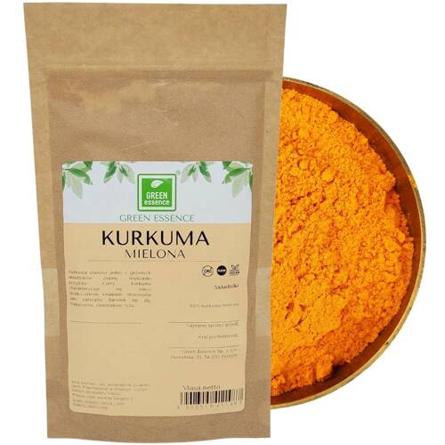 Kurkuma mielona 100 g - naturalny barwnik