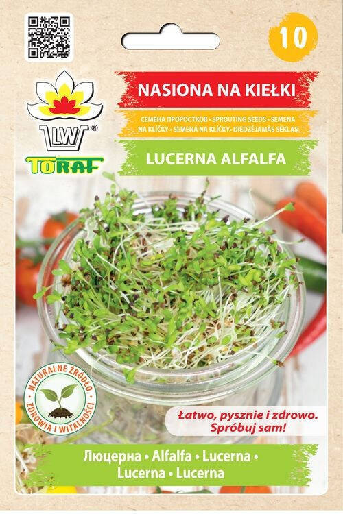 Lucerna Alfalfa nasiona na kiełki 20 g Toraf