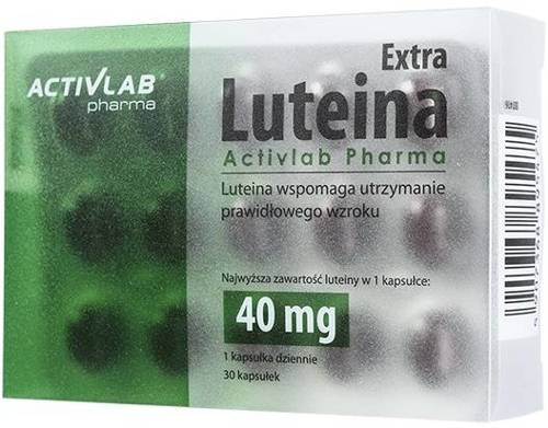 Luteina Extra - Suplement Diety 30 kaps - ActivLab