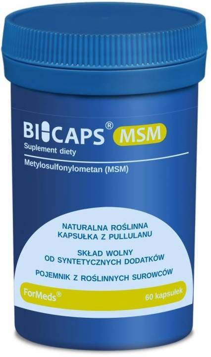 MSM Siarka organiczna 60 kapsułek ForMeds BICAPS - suplement diety