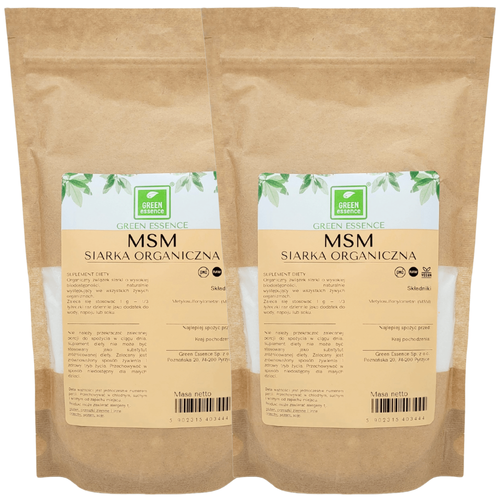 MSM - siarka organiczna 1 kg 2x 500g ZESTAW Suplement diety