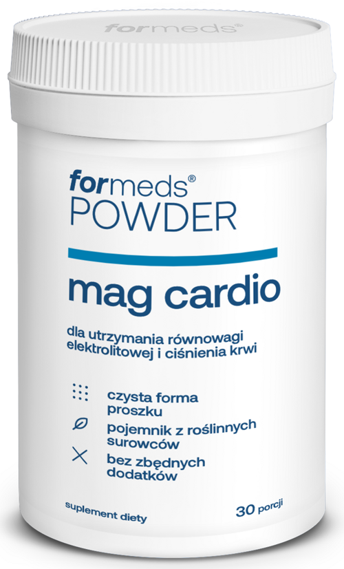 Magnez Potas B6 cytrynian proszek 30 porcji Mag Cardio Formeds Powder - suplement diety