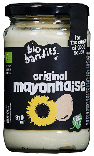 Majonez jajeczny Ekologiczny 370 ml Bio Bandits Original Mayonnaise