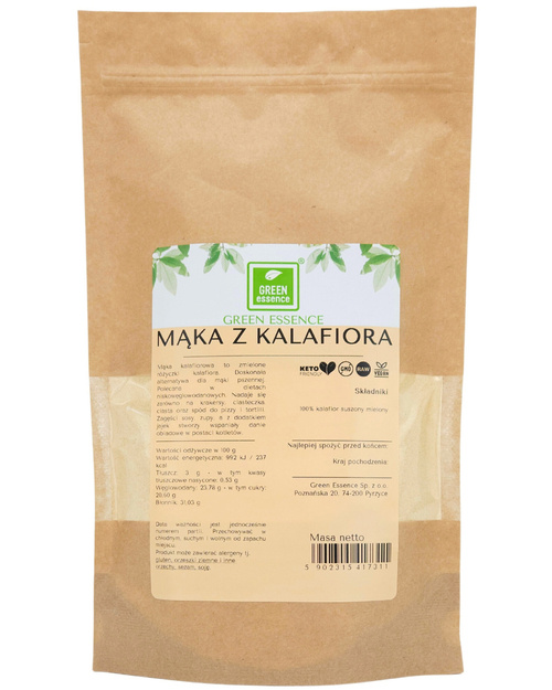 Mąka kalafiorowa 250 g - mąka z kalafiora KETO (WAŻN. 02.2025)