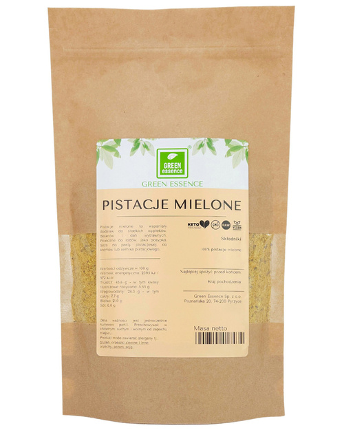 Mąka pistacjowa 250 g - Pistacje mielone prażone bez soli