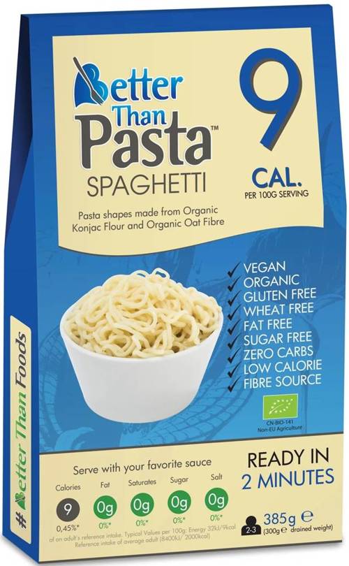 Makaron Konjac Spaghetti Bezglutenowy BIO 385 g Better Than Foods - KETO