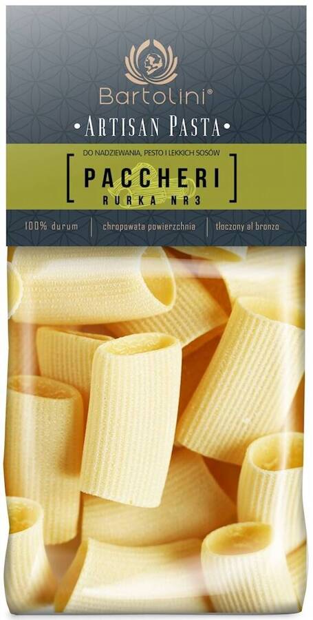 Makaron durum Paccheri Rurka nr 3 Bartolini Artisan Pasta 300 g