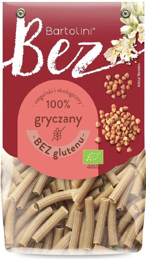 Makaron gryczany Rurka BIO Bezglutenowy 250 g Bartolini