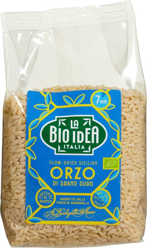 Makaron semolinowy - orzo ryż Ekologiczny 400 g - La Bio Idea