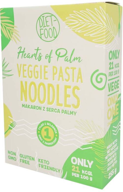 Makaron z serca palmy Noodle Keto 250 g (220 g) Diet-Food Veggie Pasta Noodles