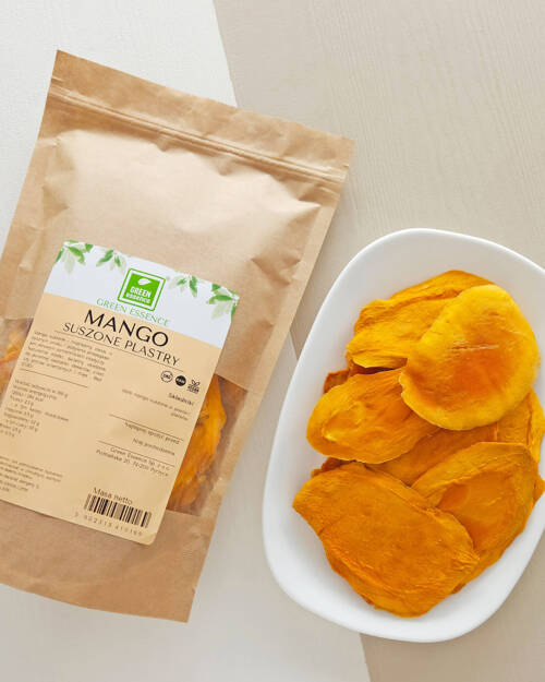 Mango suszone plastry płatki 1 kg - miękkie i mokre naturalna przekąska