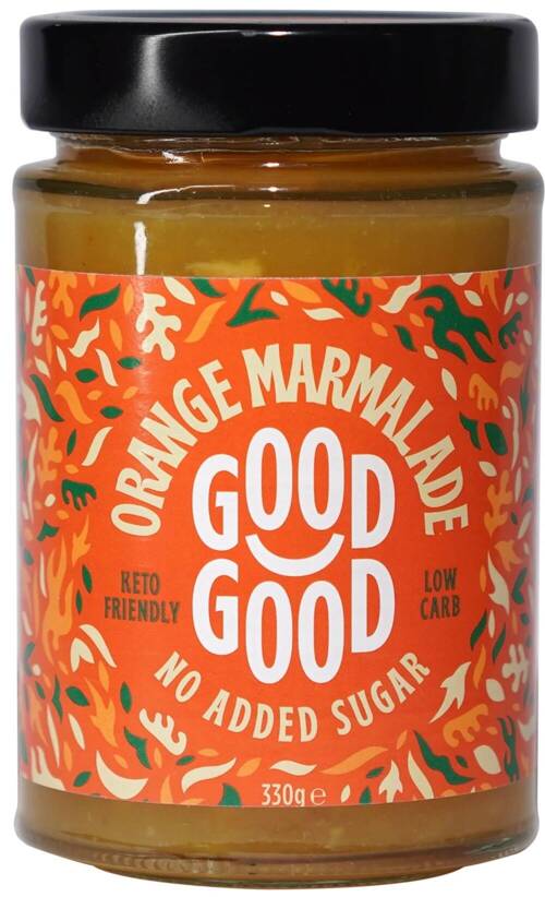 Marmolada pomarańczowa z jarzębiną Bez Cukru - Wege Keto Low Carb 330 g - Good Good