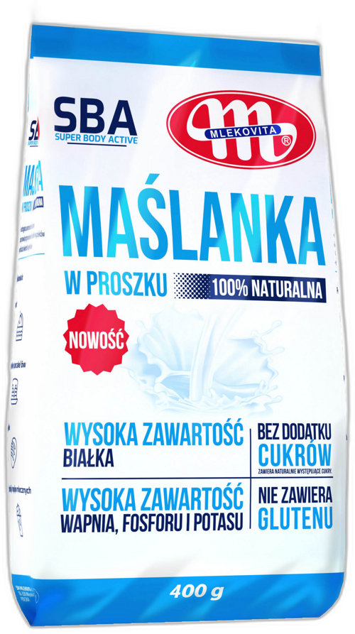 Maślanka w proszku Super Body Active Mlekovita 400 g