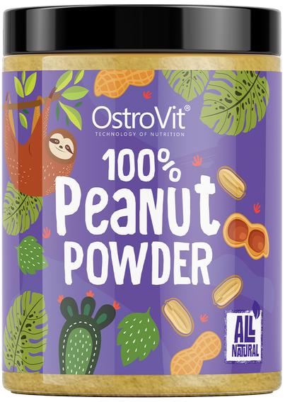 Masło Orzechowe proszek Mąka Arachidowa z orzechów 500 g OstroVit Peanut Powder