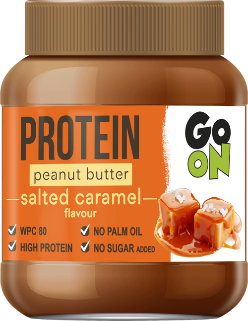 Masło Orzechowe proteinowe Słony Karmel 350 g Sante Go On Peanut Butter Salted Caramel