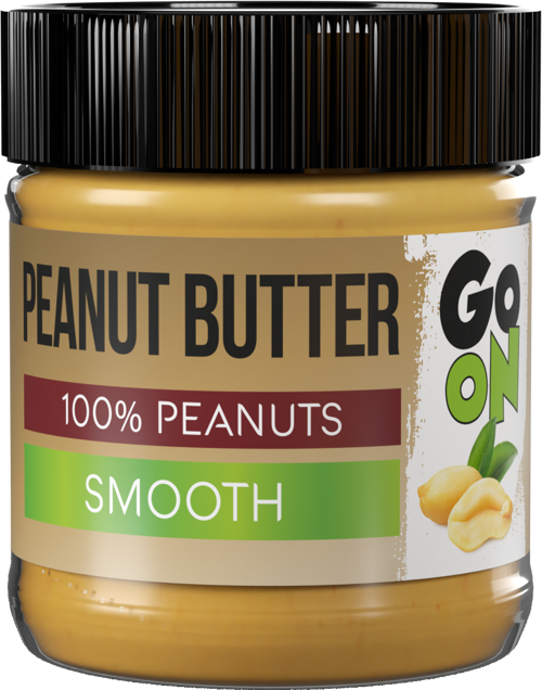 Masło orzechowe gładkie Bez Cukru 180 g Peanut Butter GO ON Smooth