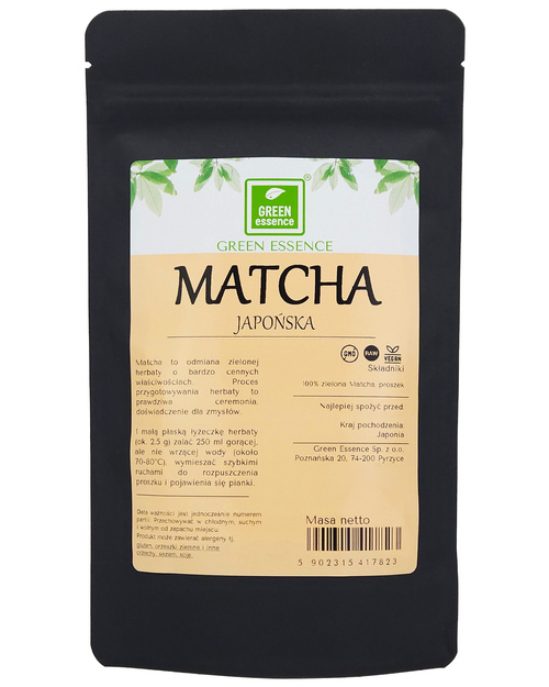 Matcha japońska zielona herbata w proszku 100 g