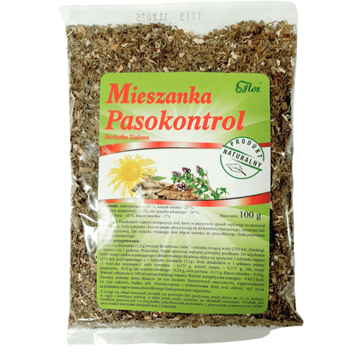 Mieszanka Pasokontrol herbatka ziołowa 100 g Flos