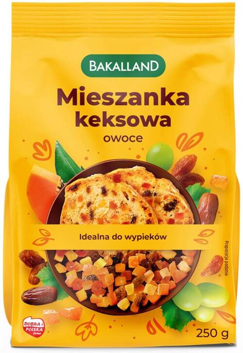 Mieszanka keksowa owoce 250 g Bakalland