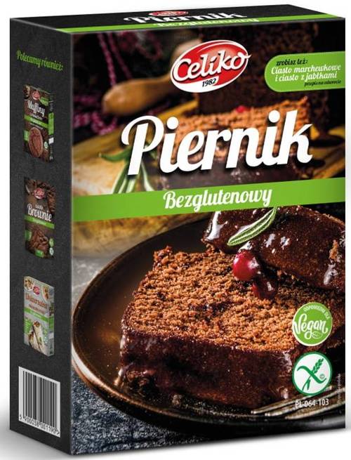 Mieszanka na Ciasto Piernik - Bezglutenowe wegańskie 300 g - Celiko