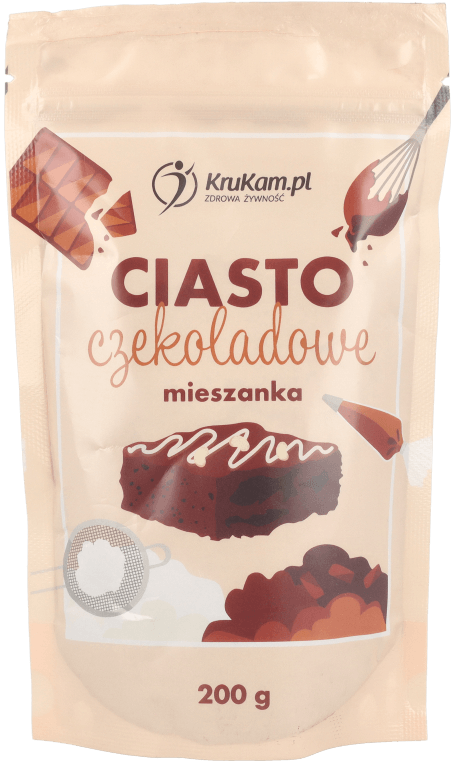 Mieszanka na ciasto czekoladowe mix 200 g Krukam