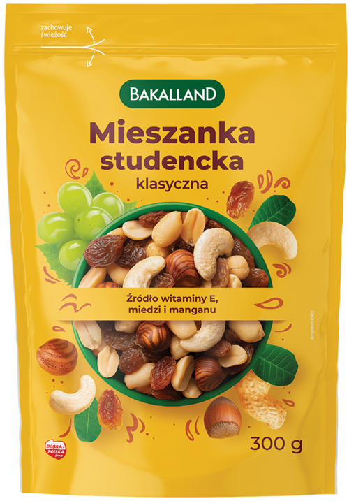 Mieszanka studencka klasyczna 300 g Bakalland