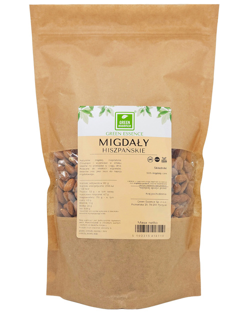 Migdały całe hiszpańskie 1 kg 