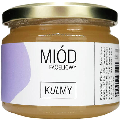 Miód faceliowy - naturalny świeży 350 g - Miód od Kulmy