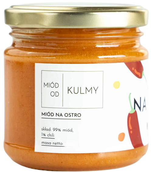 Miód na Ostro z chili Superfood 200 g Miód od Kulmy