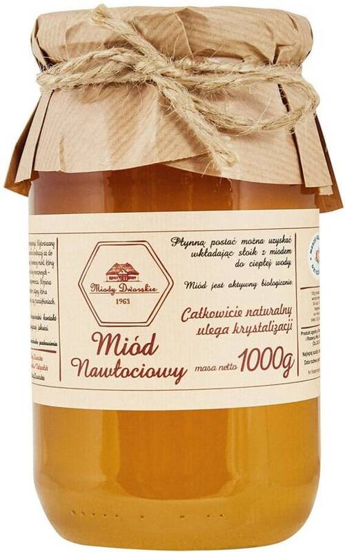 Miód nawłociowy naturalny 1000 g Miody Dworskie