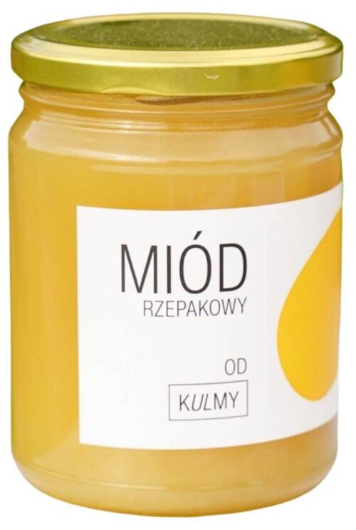 Miód rzepakowy - naturalny świeży 700 g - Miód od Kulmy