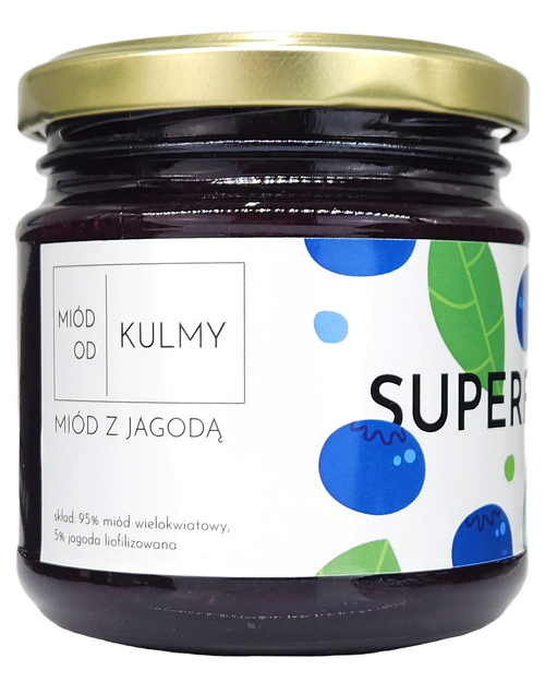 Miód z jagodą Superfood 200 g Miód od Kulmy