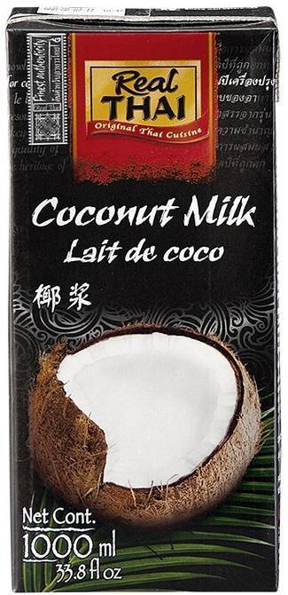 Mleczko kokosowe Coconut Milk, karton 1 l - Real Thai 