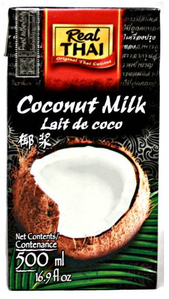 Mleczko kokosowe Coconut Milk, karton 500 ml - Real Thai
