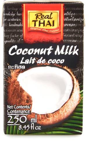 Mleczko kokosowe Coconut Milk, kartonik 250 ml - Real Thai